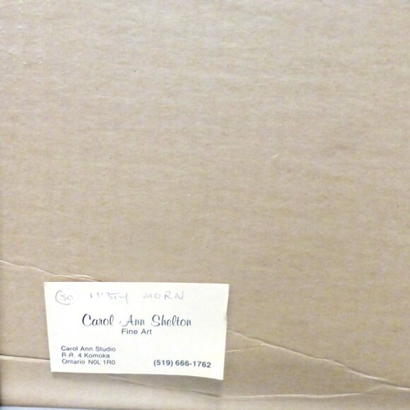 Carole Ann Shelton SIGNED PRINT Misty Morning - Picture 8 of 8